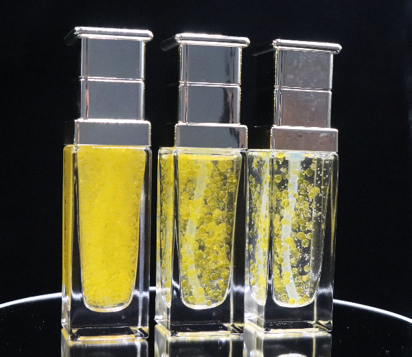 Oil beads encapsulate active oils